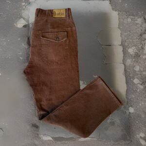 Stio Rivet Corduroy Pants 36 Brown Casual Outerwear Wyoming Straight Leg